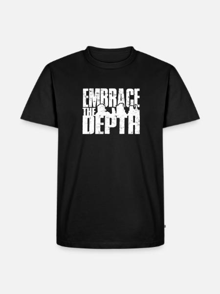 Embrace the Depth - Canyon - Men's Premium T-Shirt - black