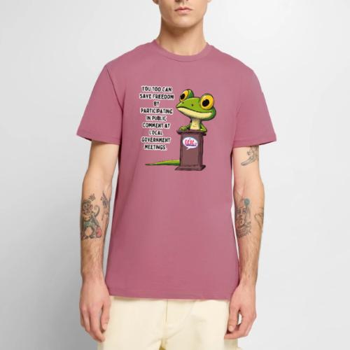 Public Comment Lizard Design - Men's Premium T-Shirt