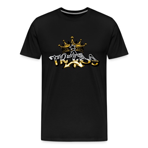 Impower Tribe crown graffiti font design - Men's Premium T-Shirt