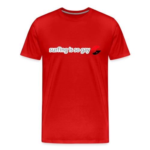 2gssurfingsogay2 - Men's Premium T-Shirt