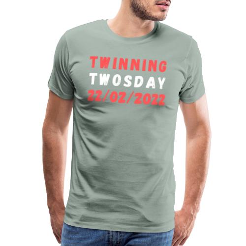 Twinning Twosday Tuesday February 22nd 2022 Funny - Men's Premium T-Shirt