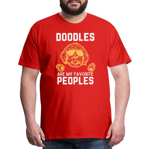 Labradoodles Are My Favorite Peoples - Men's Premium T-Shirt