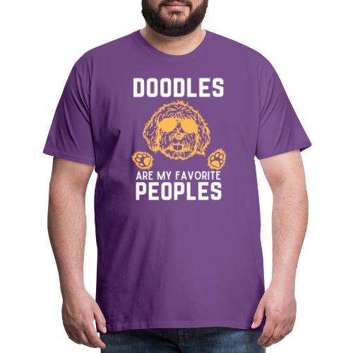 Labradoodles Are My Favorite Peoples - Men's Premium T-Shirt