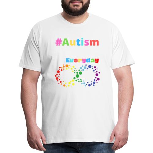 April is National Autism Awareness Month Support G - Men's Premium T-Shirt