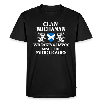 Buchanan Scottish Family Clan Last Name - Men's Premium T-Shirt - black - Front - Nico (187cm)