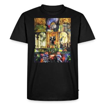 El Templo - Men's Premium T-Shirt - black - Front - Nico (187cm)