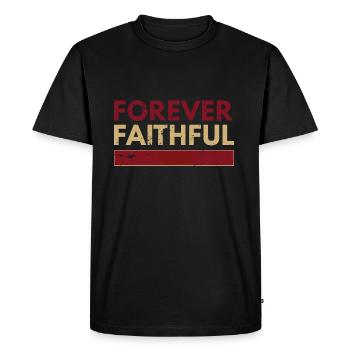 Faithful - Men's Premium T-Shirt - black - Front - Nico (187cm)