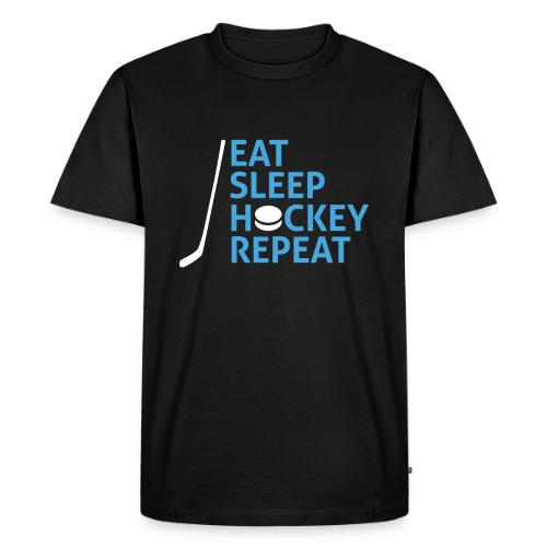 Eat Sleep Hockey Repeat Ice hockey - Men's Premium T-Shirt
