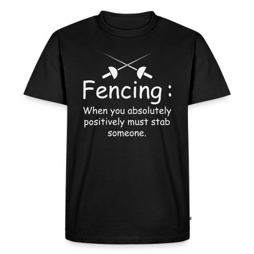 Funny Fencing fencing sword - Men's Premium T-Shirt