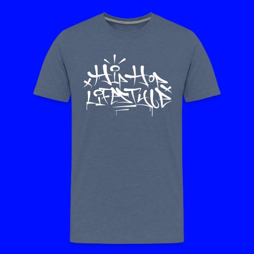 Hip Hop Lifestyle Graffiti Tag - Men's Premium T-Shirt
