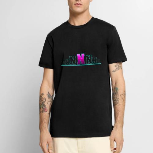 Letter N – Capital Varsity Alphabet Monogram - Men's Premium T-Shirt