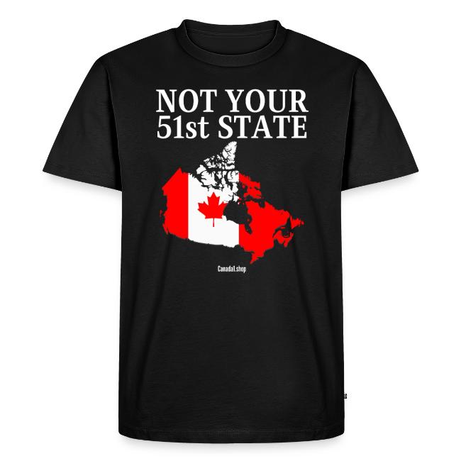 Canada Is Not Your 51st State - Canada Map Flag