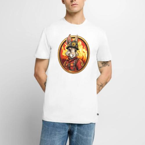 Rabbit Firefighter - Men's Premium T-Shirt