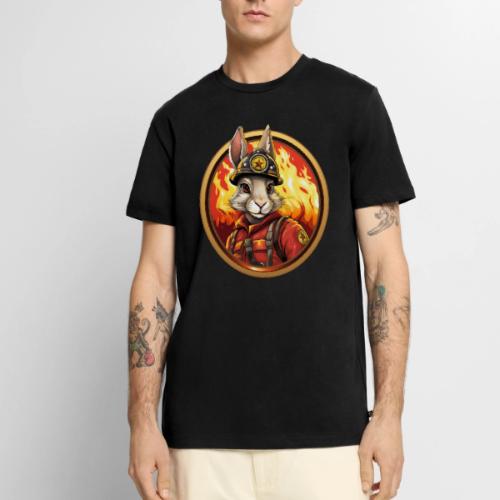 Rabbit Firefighter - Men's Premium T-Shirt