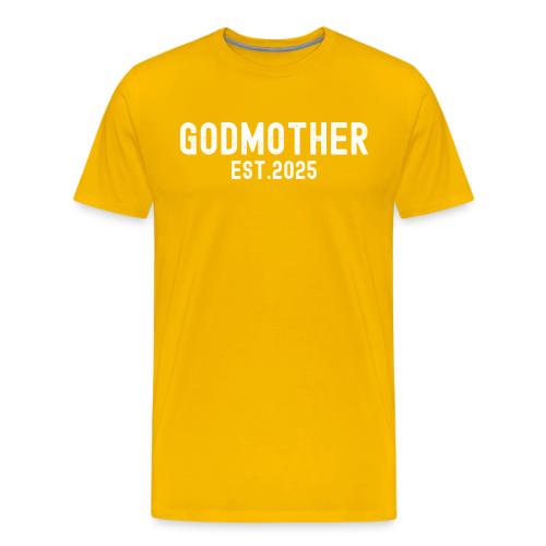 Godmother Est 2025 (distressed font) - Men's Premium T-Shirt
