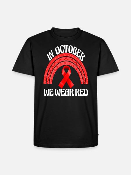red white (1) - Men's Premium T-Shirt - black
