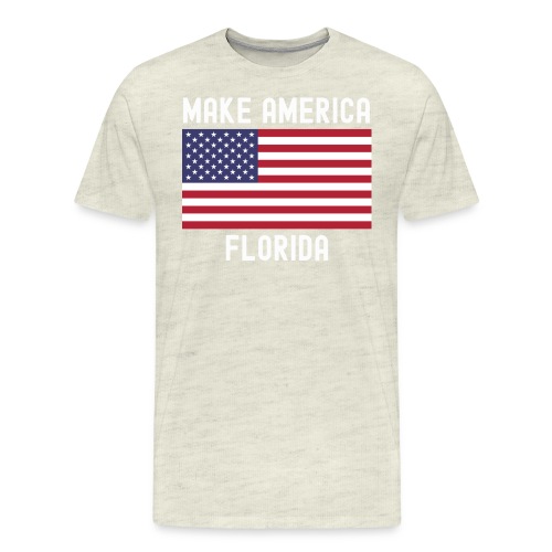 Make America Florida American Flag DeSantis 2024 - Men's Premium T-Shirt