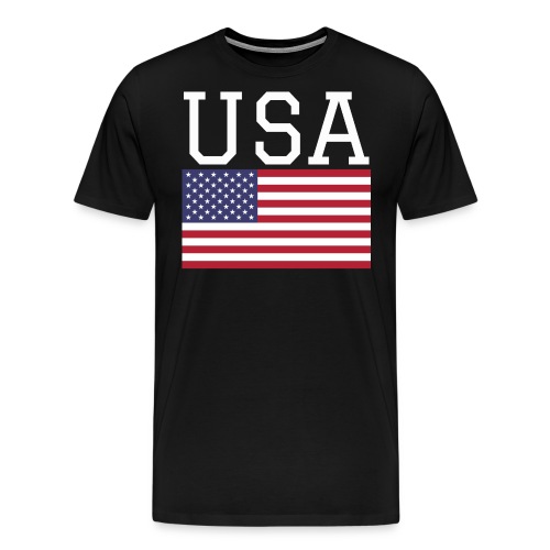 USA American Flag - Men's Premium T-Shirt
