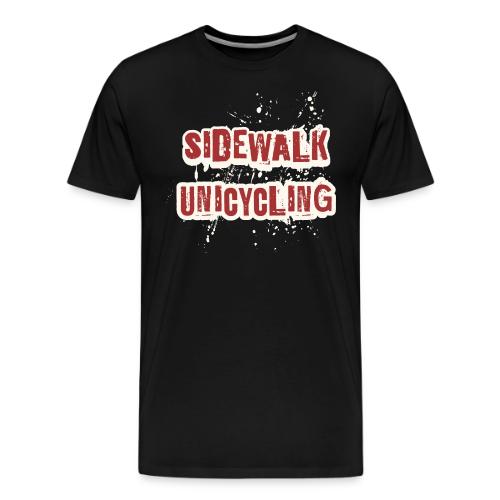 SIDEWALK UNICYCLING - Men's Premium T-Shirt