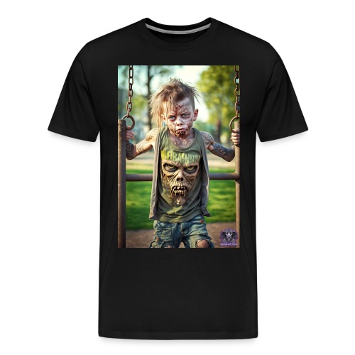 Zombie Kid Playground B10: Zombies Everyday Life - Men's Premium T-Shirt