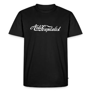Anti-Capitalist - Men's Premium T-Shirt - black - Front - Nico (187cm)