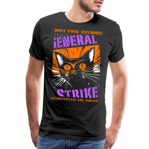 strike politician thief - Men's Premium T-Shirt