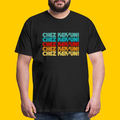 retro Chez kek'un Podcast - T-shirt premium pour hommes