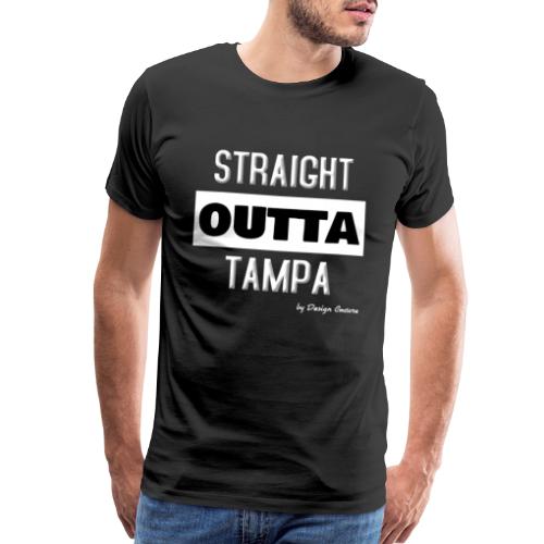 STRAIGHT OUTTA TAMPA WHITE - Men's Premium T-Shirt