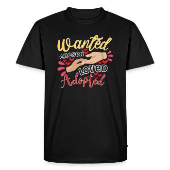 Funny Adoption Adoption Day Gifts Adoption Family - Men's Premium T-Shirt - black - Front - Nico (187cm)