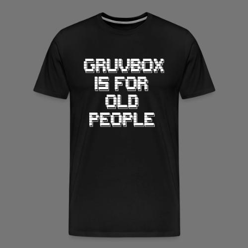Gruvbox Old People ASCII - Men's Premium T-Shirt