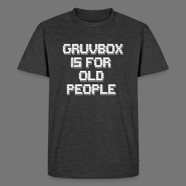 Gruvbox Old People ASCII