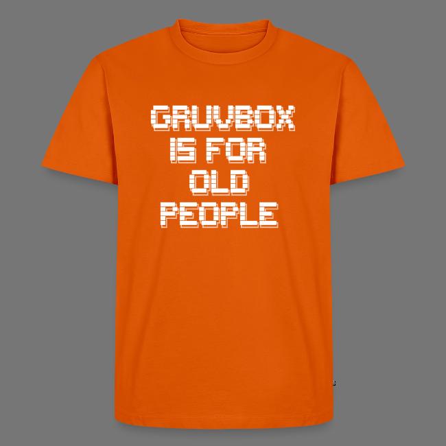 Gruvbox Old People ASCII