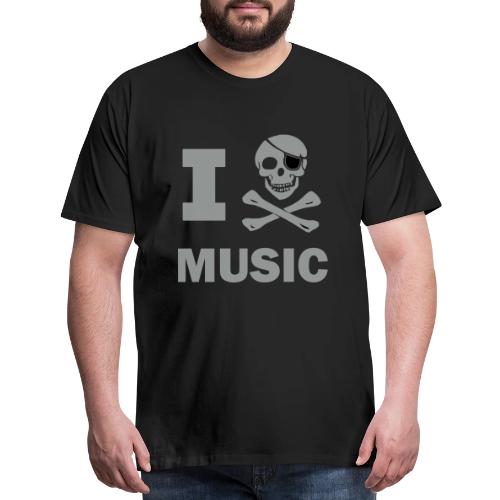 I Pirate Music - Men's Premium T-Shirt