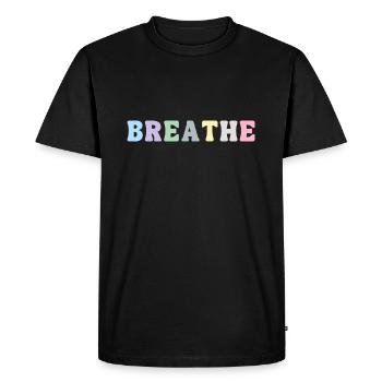 Breathe - Men's Premium T-Shirt - black - Front - Nico (187cm)