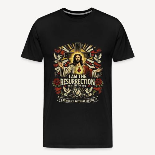 I AM THE RESURRECTION - Men's Premium T-Shirt