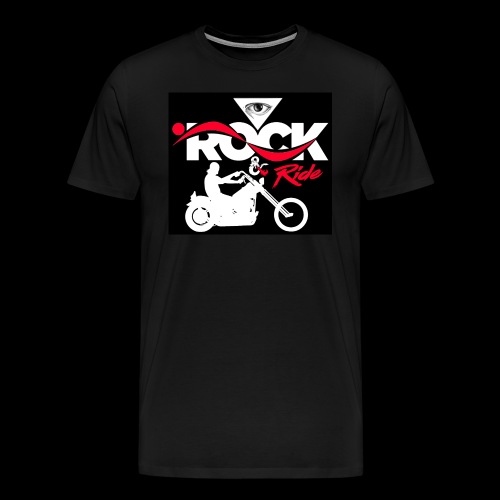Eye Rock and Ride design black & Red - Men's Premium T-Shirt