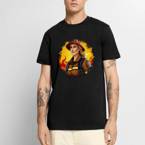 Firefighter firewomen - Men's Premium T-Shirt