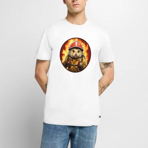 Hedgehog Firefighter - Men's Premium T-Shirt