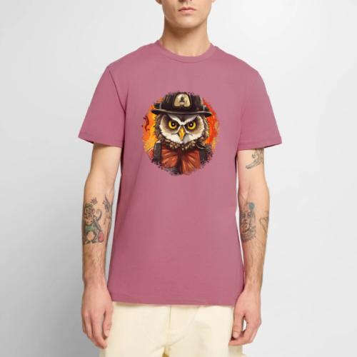 Owl Firefighter - Men's Premium T-Shirt