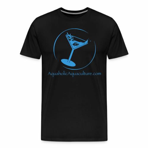 Aquaholic Logo (New) - Men's Premium T-Shirt