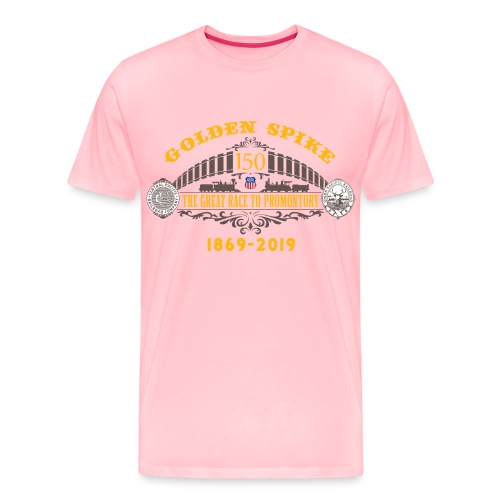 Golden Spike Color UP Logo - Men's Premium T-Shirt