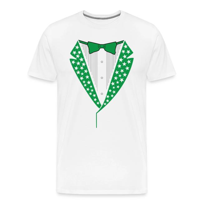 Star Tuxedo in Green PNG