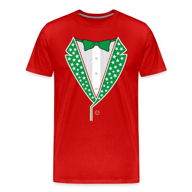 Star Tuxedo in Green PNG