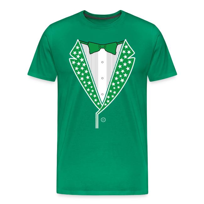 Star Tuxedo in Green PNG