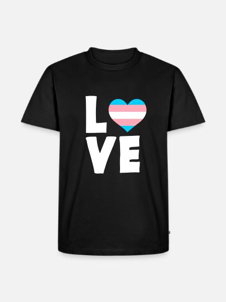Trans Love - Men's Premium T-Shirt - black