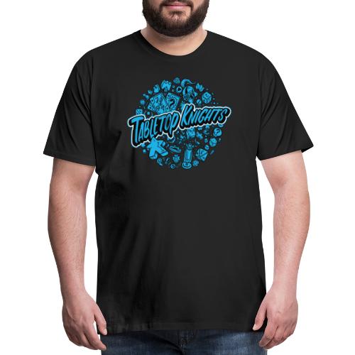 Board Game Explosion (Blue) - Men's Premium T-Shirt