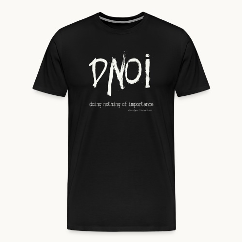 DNOI GRUNGE Carolyn Sandstrom WT TEXT - Men's Premium T-Shirt