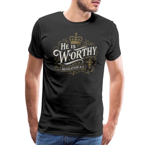 He is Worthy - Men's Premium T-Shirt