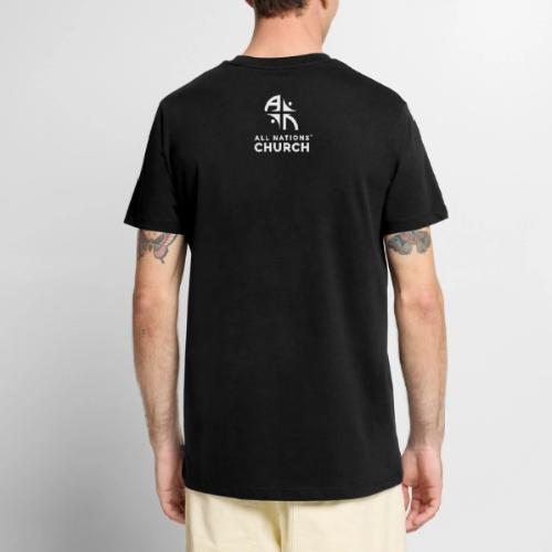GB ANC Vertical Logo WHITE - Men's Premium T-Shirt