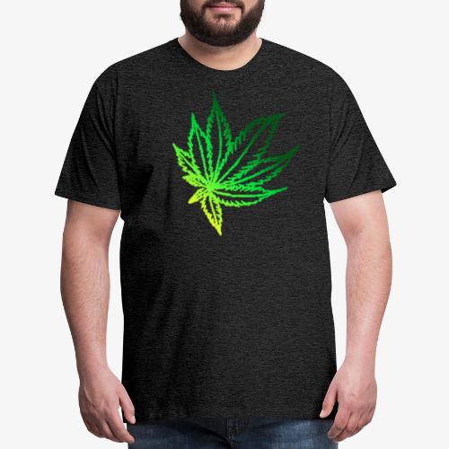 green leaf - Men's Premium T-Shirt